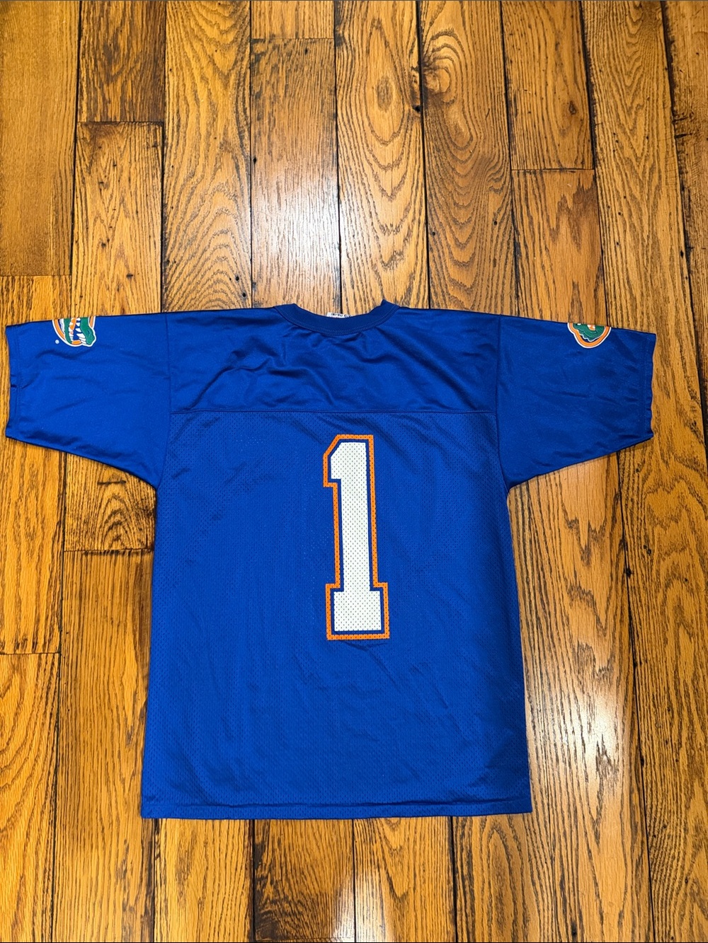 LOGO ATHLETIC YOUTH FLORIDA GATOR JERSEY BLUE, ORANGE, GREEN, WHITE SIZE LARGE - Picture 2 of 10